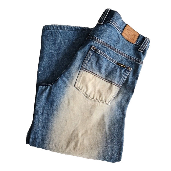 Jordan Craig Jeans Men's 36x32 Medium Blue Wash Distressed Bootcut Denim 79771 - Picture 15 of 16